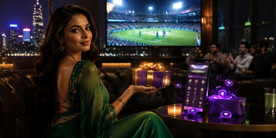 Indian player placing a bet with Teen Patti cards